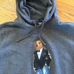 Men’s Large Polo Bear Sweatshirt like brand new